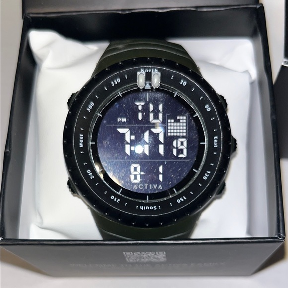 Ativa Other - Ativa Black and Cameo Green Digital Watch